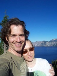 d and j at the lake