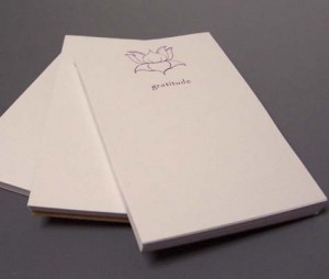 gratitude notepad