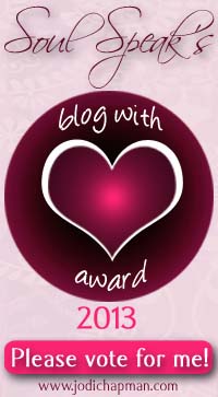 blog with heart award vote button