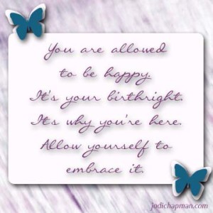 allowed to be happy copy
